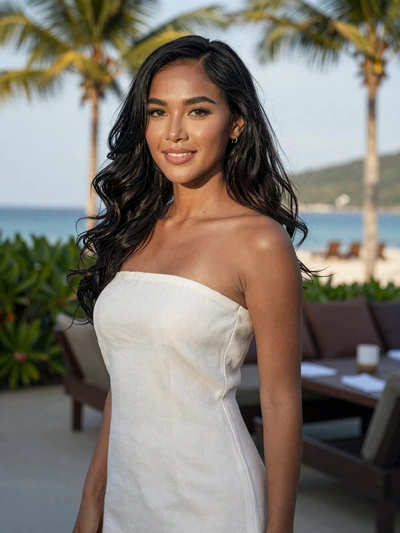 Fah Tantiwong, 29-year-old Thai woman from Phuket with confident gentle smile seeking loving husband