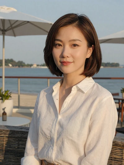 Mei Ling, 31-year-old elegant Singaporean woman from Sentosa seeking committed relationship