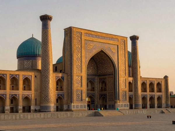 Historic Registan Square in Samarkand showcasing Uzbekistan's rich Silk Road heritage