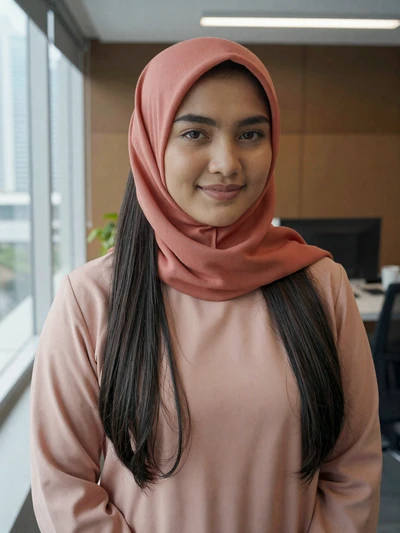 Nur Aisyah, 27-year-old Malay woman from Kuala Lumpur with elegant hijab seeking serious relationship